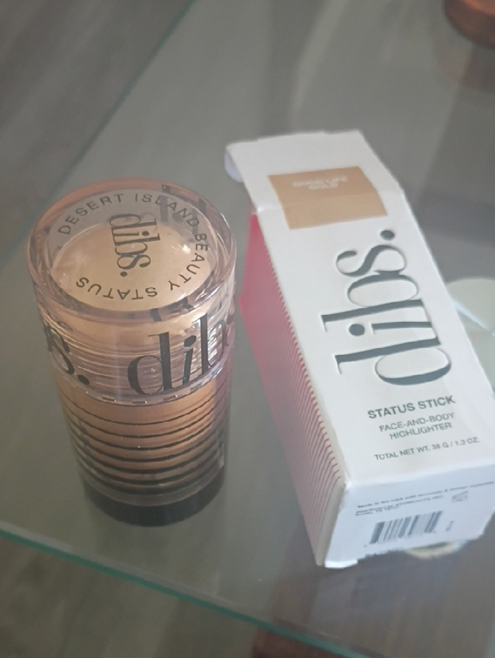 Status Stick Face & Body Highlighter - Rose Gold Stick